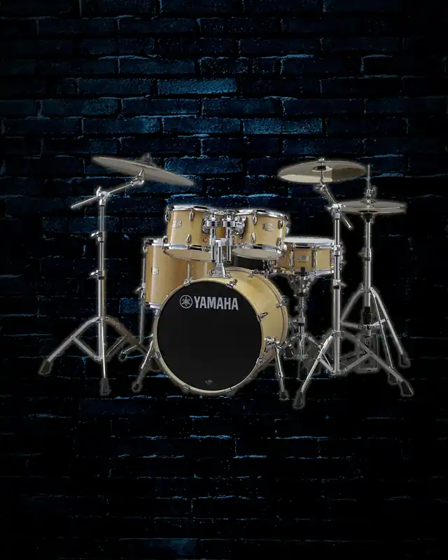 Reduced Price Yamaha Stage Custom Birch 5-Piece Drum Set - Natural