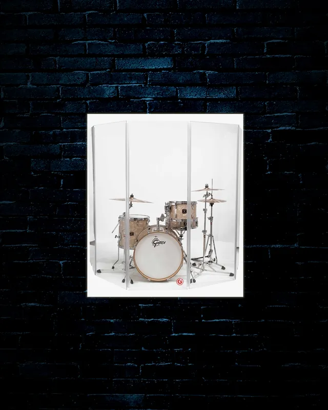 Time-Limited Gibraltar GDS-5 Acrylic Drum Kit Acoustic Shield