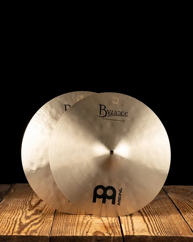 Fast Shipping Meinl B15EHH - 15" Byzance Traditional Extra Hammered Hi-Hats