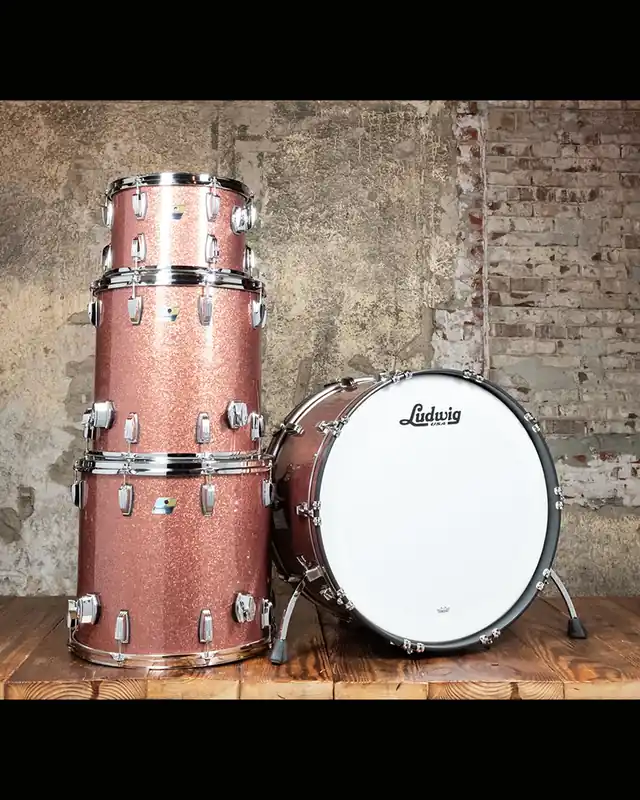 Ludwig Legacy Maple 4-Piece Drum Set - Hybrid Copper Sparkle Big Sale