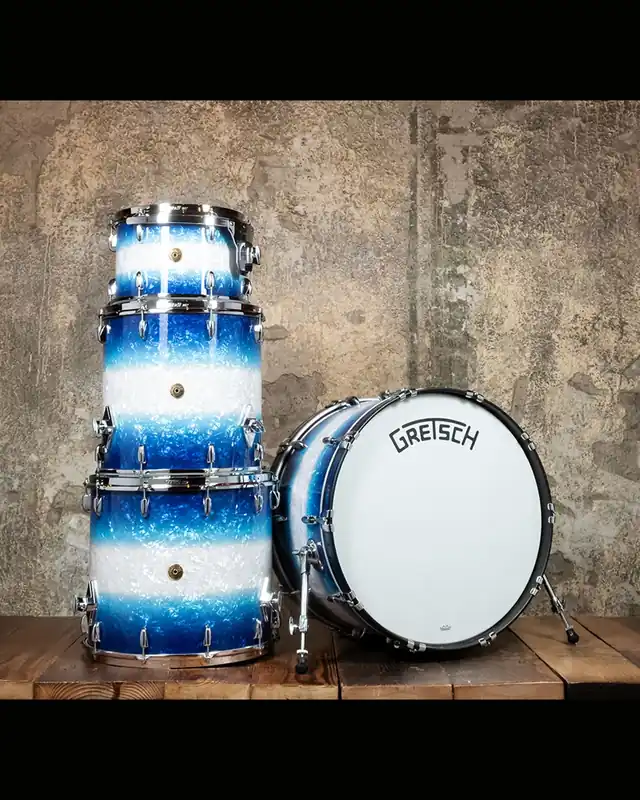 Gretsch Broadkaster 4-Piece Drum Set - Blue Burst Pearl Price Cut