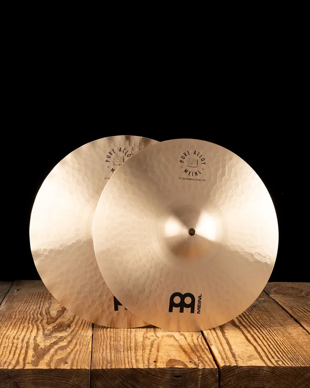 In Demand Meinl PA14SWH - 14" Pure Alloy Soundwave Hi-Hats