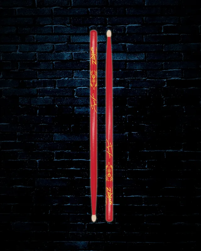 Zildjian Josh Dun "Clancy Red" Artist Hickory Drumsticks Markdown