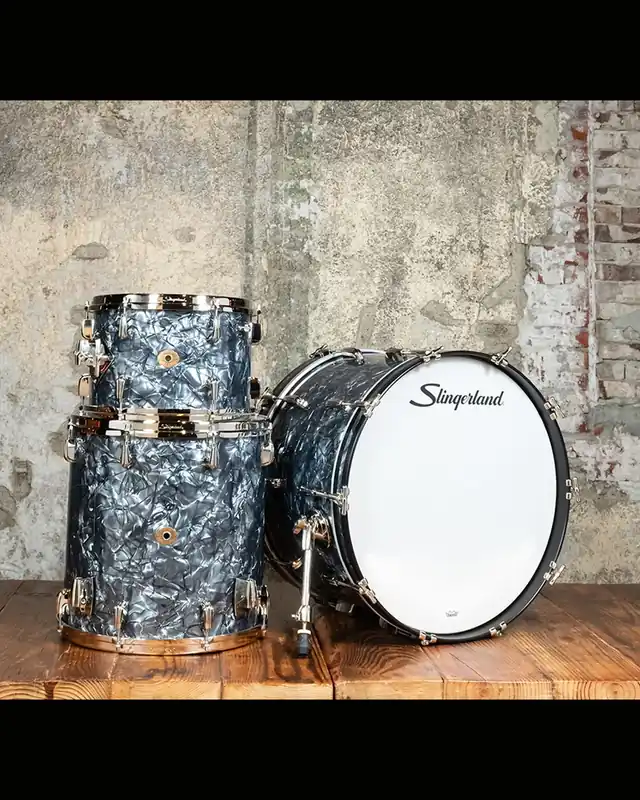 Best Price Slingerland Radio King 3-Piece Drum Set - Black Diamond Pearl