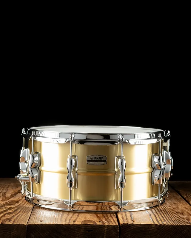 Yamaha RRS-1465 - 6.5"x14" Recording Custom Brass Snare Drum Premium