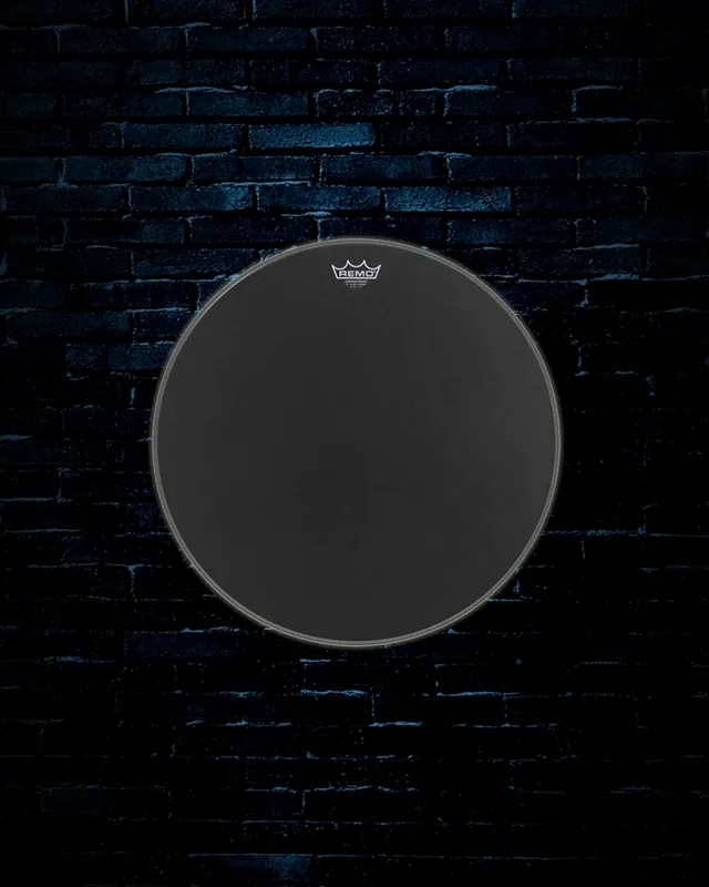 Exclusive Offer REMO P3-1024-ES - 24" Powerstroke P3 Bass Drumhead - Black Suede