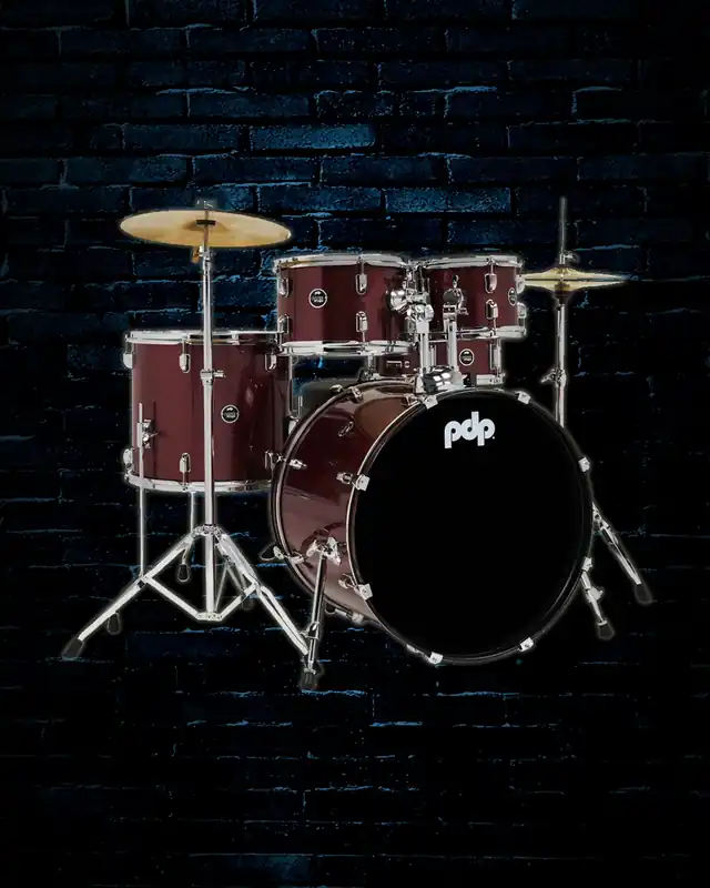 PDP Centerstage 5-Piece Drum Set - Ruby Red Sparkle Place Order