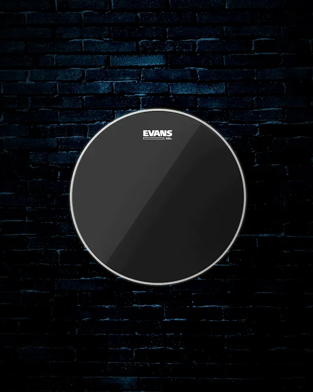 Popular Evans TT13CHR - 13" Black Chrome Tom Drumhead
