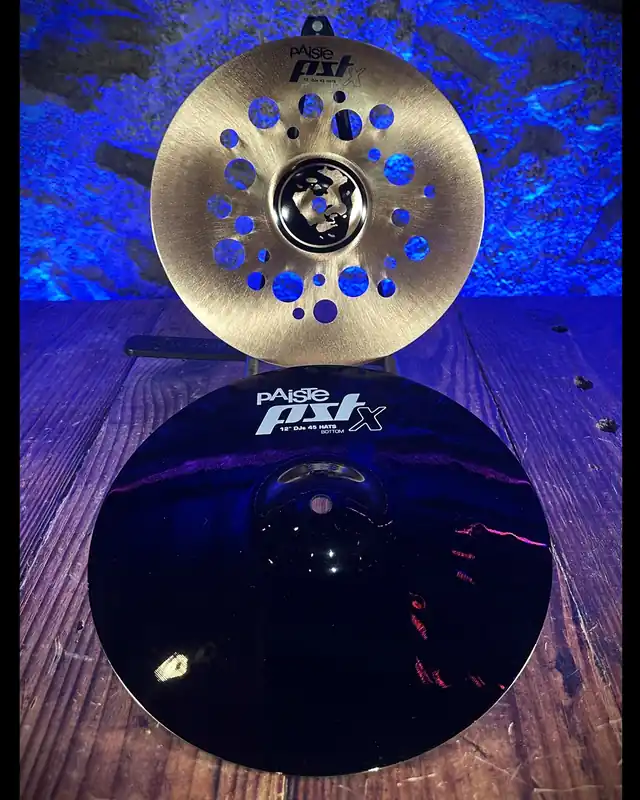 Paiste 12" PSTX DJs 45 Hi-Hats *USED* Authentic