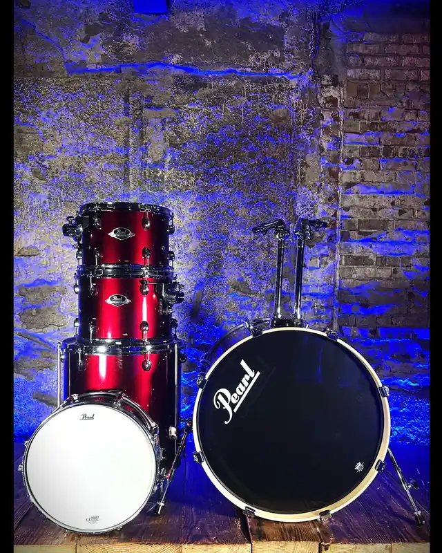 Pearl Export 5-Piece Drum Set - Wine Red *USED* Secure Checkout