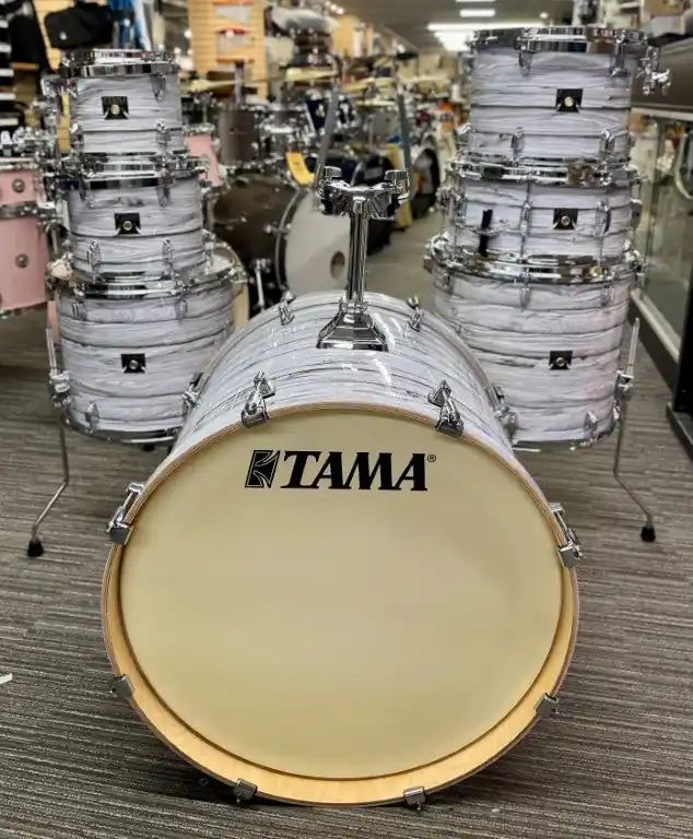 Same Day Shipping Tama - Superstar Classic 7-Piece Shell Kit Ice Ash Wrap CK72SICA
