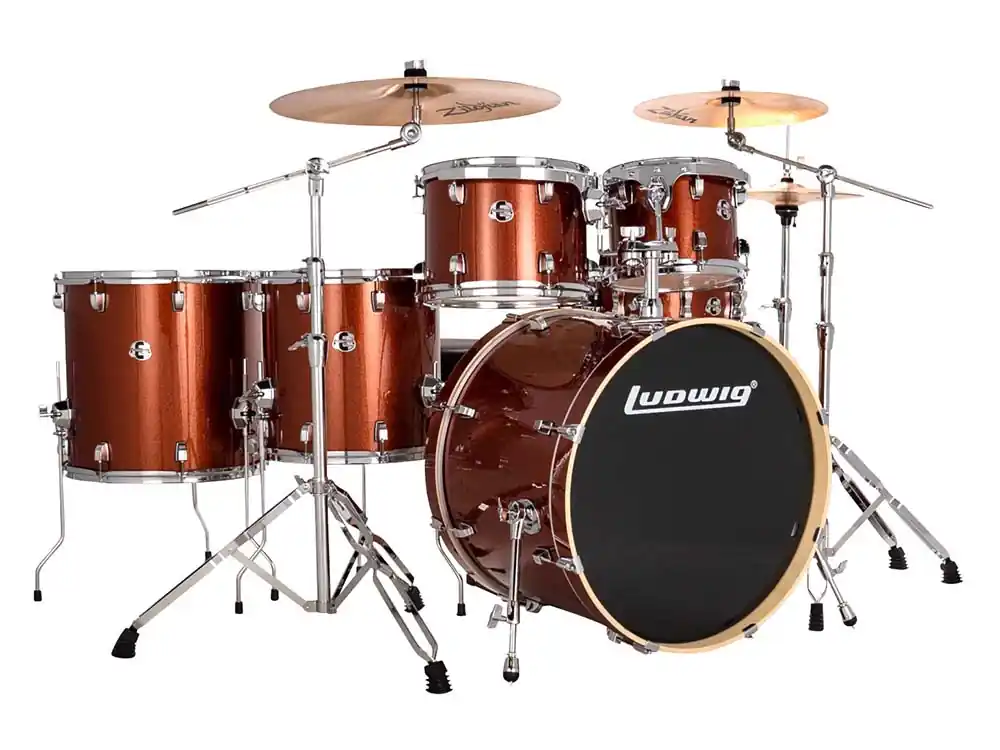 Ludwig - Element Evolution 22" 6-Piece Shell Pack - Copper Sparkle - LE22024 Limited Edition