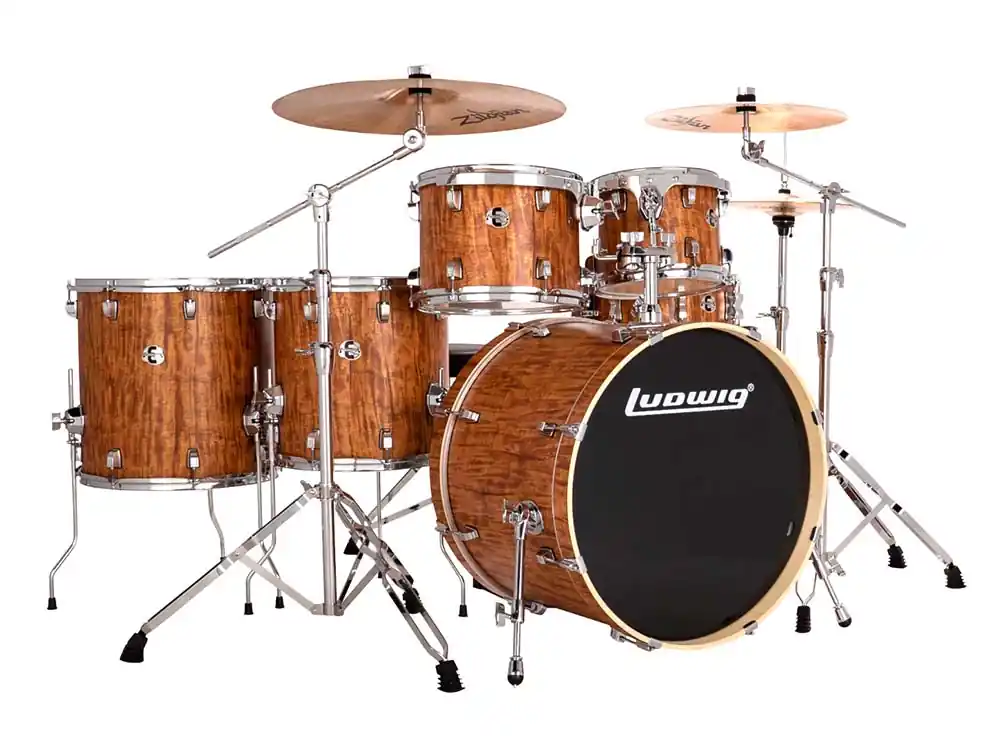 Get Yours Ludwig - Element Evolution 22" 6-Piece Shell Pack - Cherry - LE622010