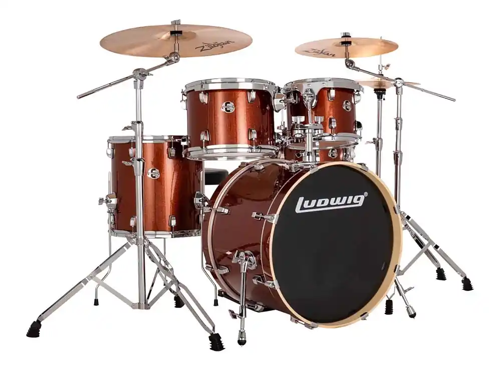 Exclusive Offer Ludwig - Element Evolution 20" 5-Piece Shell Pack - Copper Sparkle - LE520024- LE520024