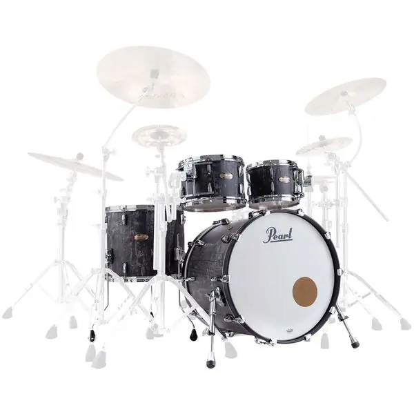 Pearl - Masters Maple Reserve 4-Piece Drum Shell Pack - Satin Charred Oak- MRV924XEDPC824 Trending