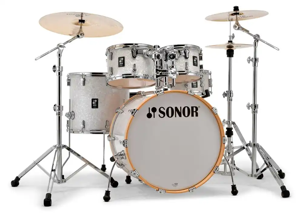 Today Only Sonor - AQ2 Stage Set 5-Piece Shell Pack White Pearl AQ2-STAGE-SET-WHP