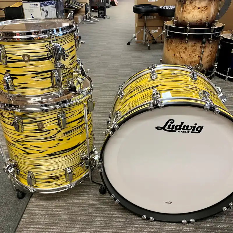 Ludwig - Classic Maple Fab 3-Piece Shell Pack Lemon Oyster L84233AXA2WC Best Choice