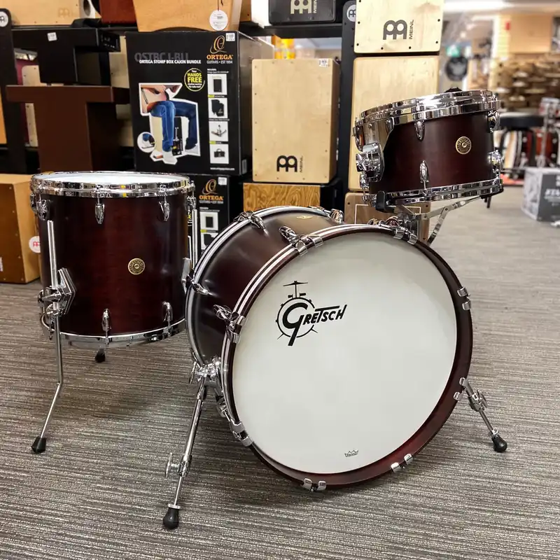 Gretsch - USA CUSTOM 3-piece Shell Kit 20BD/14FT/12TT Satin walnut Latest