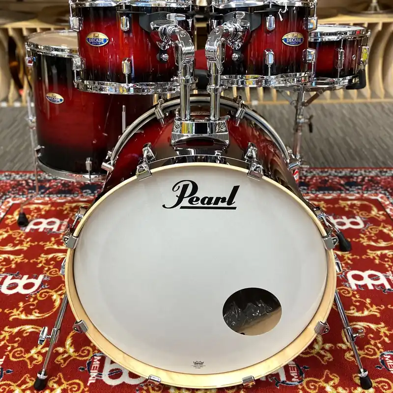 Direct From Manufacturer Pearl - Decade Maple 5-Piece Shell Kit Gloss Deep Red Burst DMP925SPC261