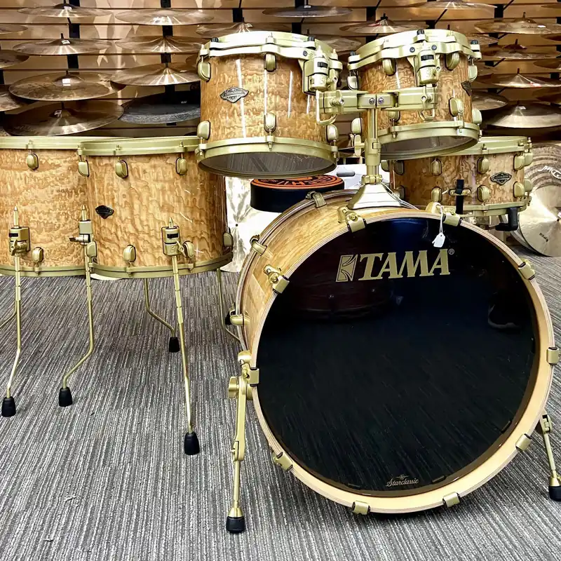 Tama - Starclassic 5-piece Walnut/Birch with Gold Hardware Gloss Natural Tamo Ash WBS52LGS -Limited Product- Order Now