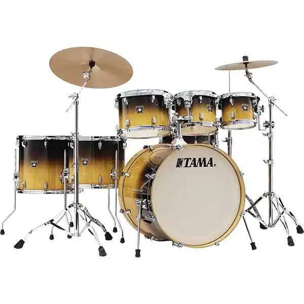 Tama - Superstar Classic 7-piece Drum Kit Gloss Lacebark Pine Fade CL72SPGLP Free Returns
