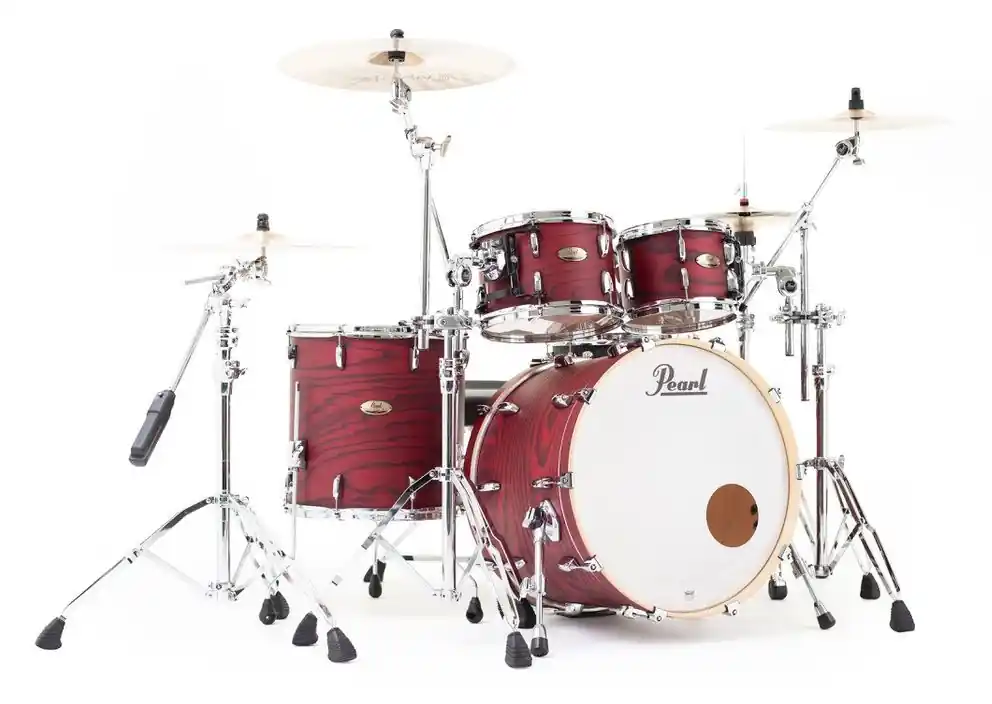 Pearl - Session Studio Select Series 4-piece Drum Shell Pack Scarlet Ash STS924XSPC847 While Supplies Last