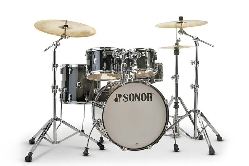 Sonor - AQ2 Studio Set TSB Transparent Satin Black Express Delivery