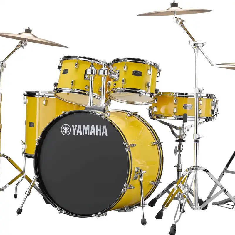 Low Price Yamaha - Rydeen 5-Piece Drum Kit Mellow Yellow with Hardware RDP2F56W YL