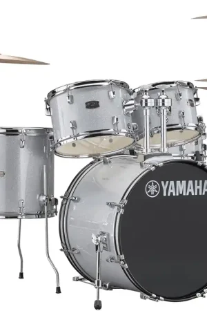 Affordable Yamaha - Rydeen 5-Piece Drum Kit Silver Glitter with Hardware RDP0F56W SLG