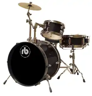 RB Percussion & Accessories - 3pc Junior Kit #RB-JR3 Black Reduced Price