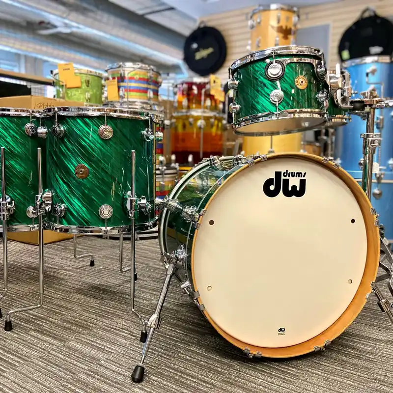 Same Day Shipping DW drums - Jazz Series 5-Piece Shell Kit Twisted Green Satin