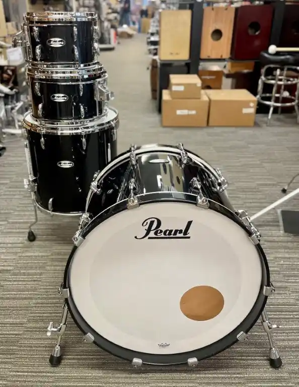Direct From Factory Pearl - Masters Maple 4-Piece ALL MAPLE Shell Kit Piano Black MM6P924XSP#331