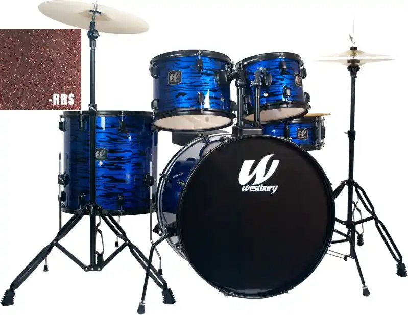 Westbury - 400 Series 5-Piece Stage Drumset Ruby Red Sparkle W475TC-RRS Save Now