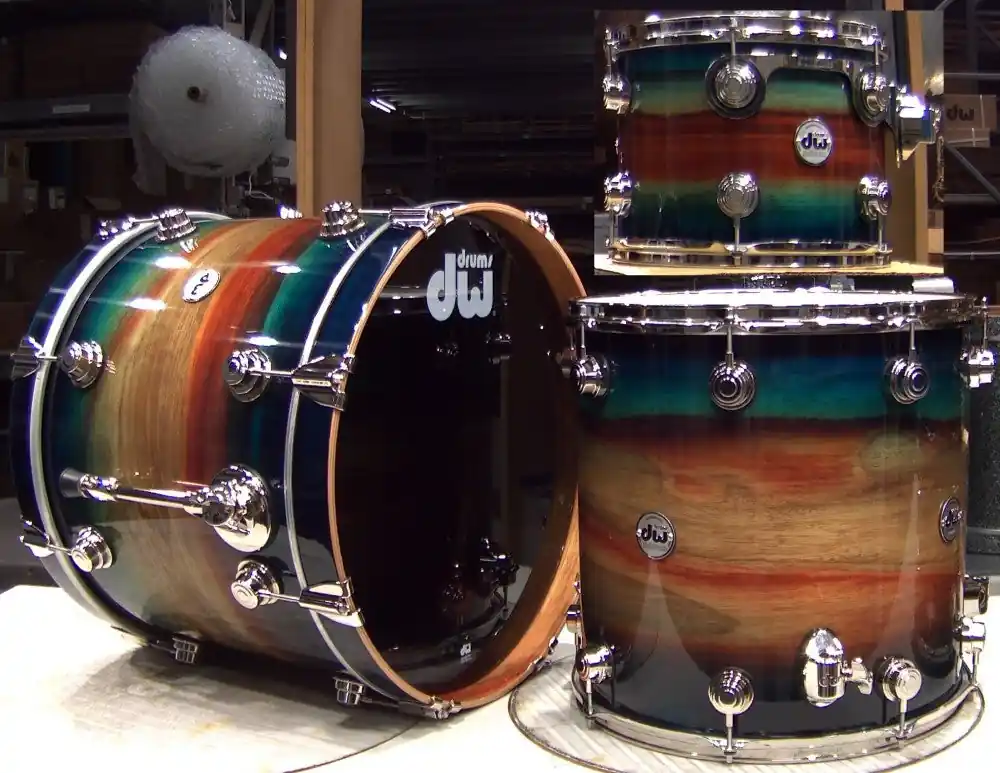 DW Drums - Collector's Series SonicPly Exotic Maple meets Metal 3-Piece Shell Kit Clearance