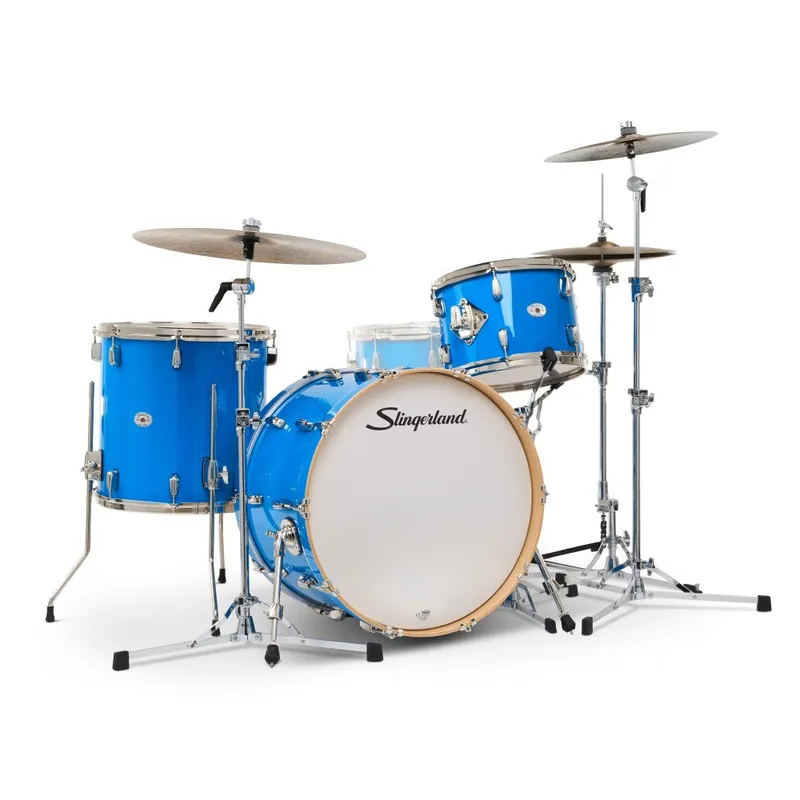 Instant Buy Slingerland - Studio King 3-Piece Shell Kit Lunar Blue Lacquer