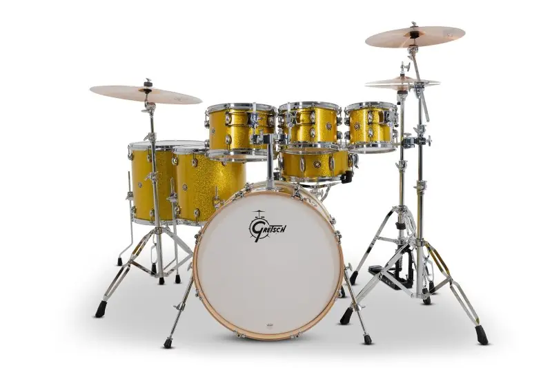 Gretsch - Catalina Maple CM2 7-Piece Drum Shell Pack - Lemon Sparkle - CM2-E627-LS Exclusive
