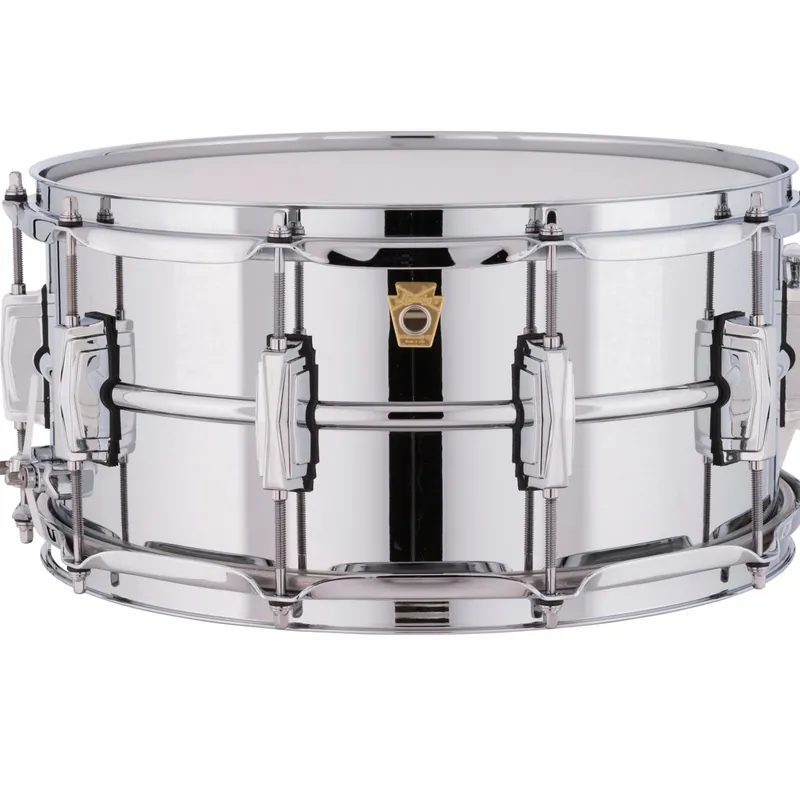 Trusted Brand Ludwig - Supraphonic Snare 6.5x14 Chrome-Plated Seamless Beaded Aluminum LM402
