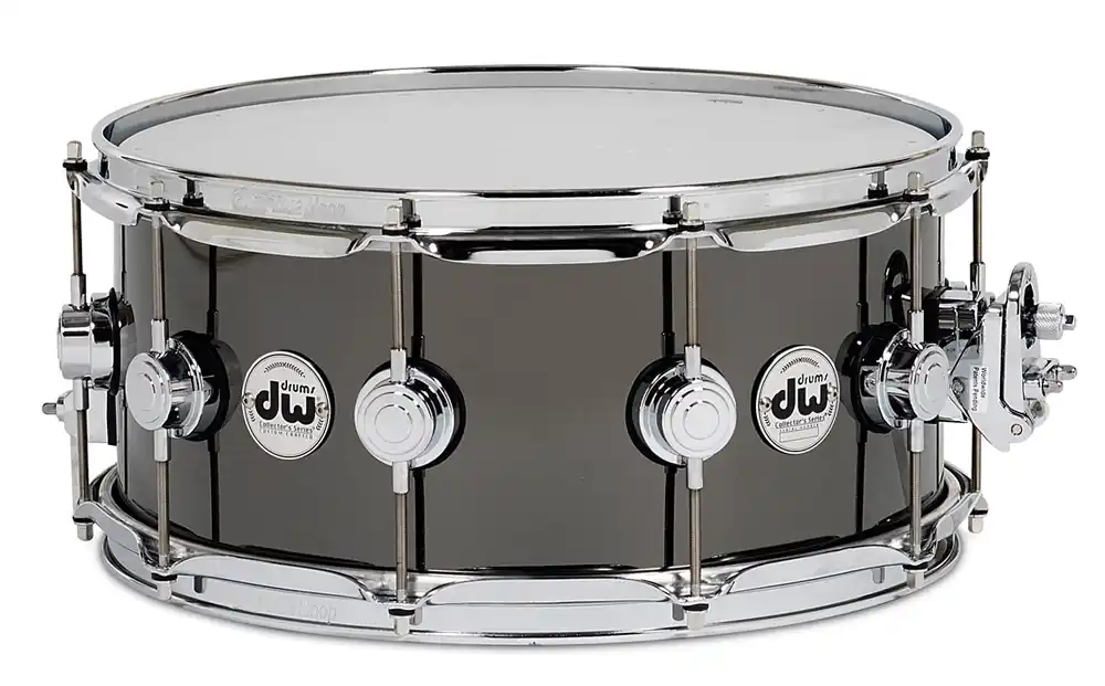 DW Drums - Collector's Series Snare 6.5x14 Black Nickel Over Brass DRVB6514SVC Budget