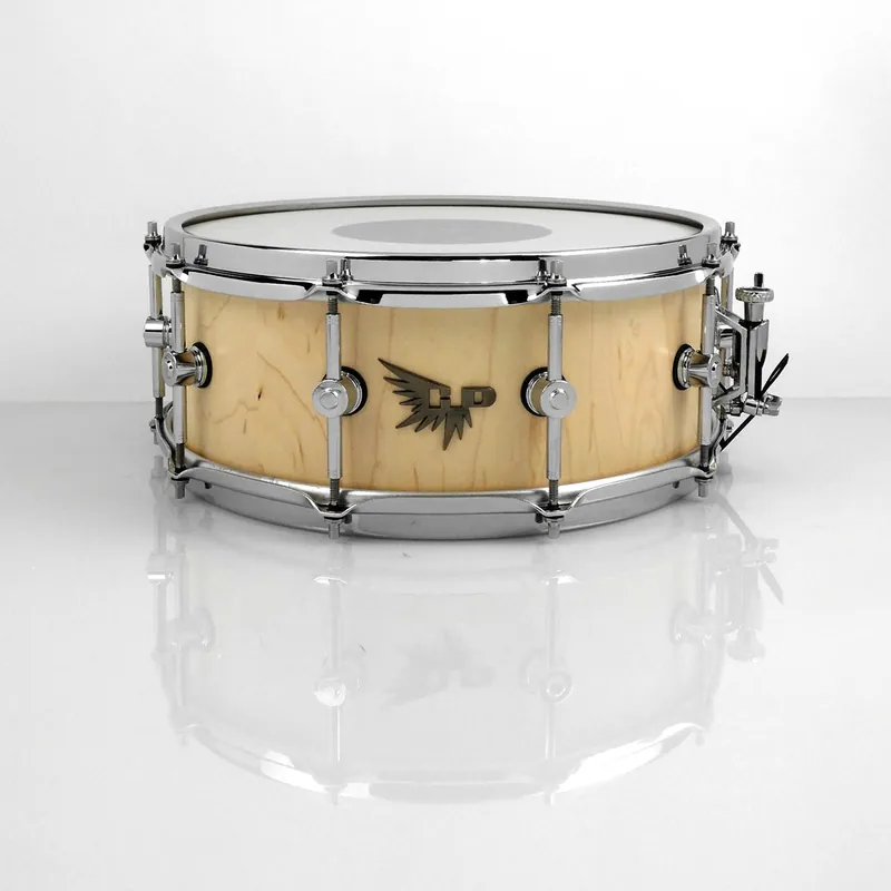 New Release Hendrix Drums - Players Stave Series Snare 5.5x14 Satin Natural HDPSM1455S