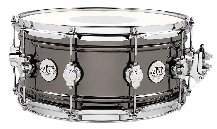 Trusted Brand DW Drums - Design Series Snare 6.5x14 Black Nickel Over Brass DDSD6514BNCR