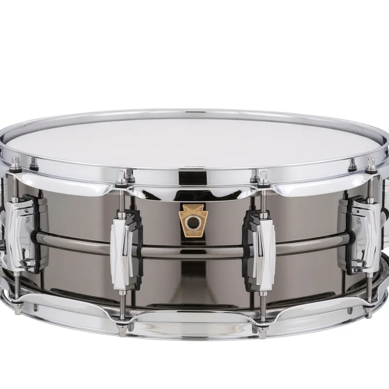 Ludwig - Black Beauty Snare 5x14 Seamless Brass Shell Black Nickel Plated LB416 Best Seller