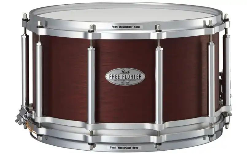 Pearl - Free Floating Mahogany Snare 8x14 Satin Red Mahogany FTMH1480 Low Price