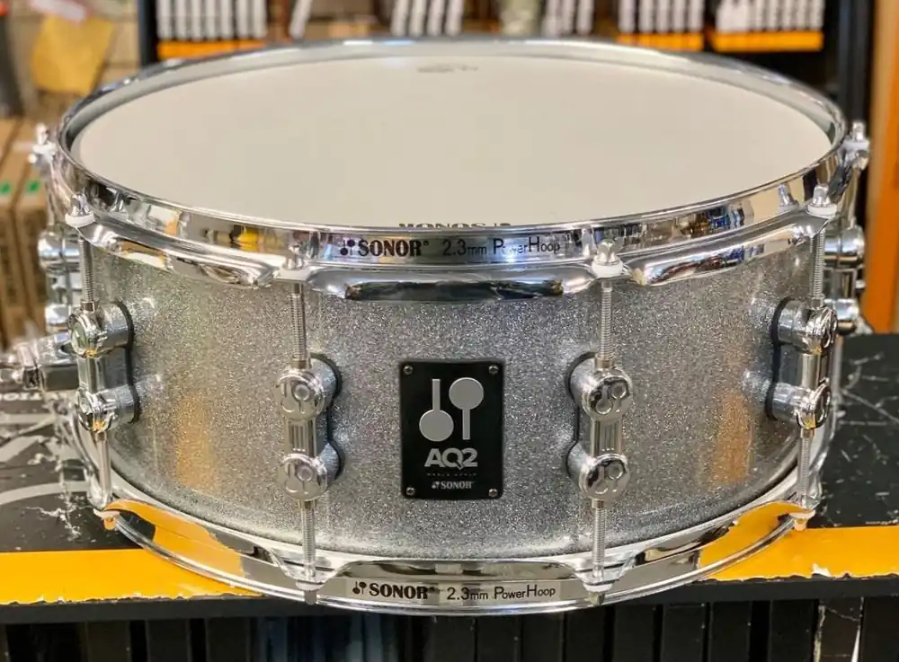Sonor - Standard Series Snare 6x14 Silver Sparkle AQ2-1406SDW-17340TQ Markdown