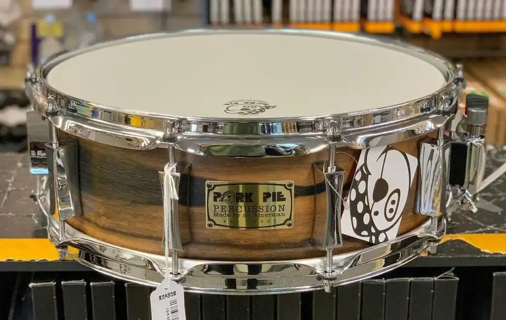 Wholesale Pork Pie - 10 ply Oak with Ebony Snare 5x14