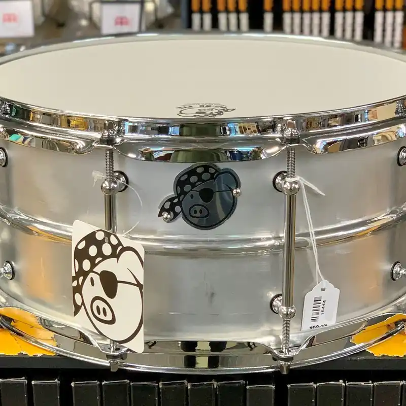Shop Now Pork Pie - Raw Aluminum Snare 6.5x14
