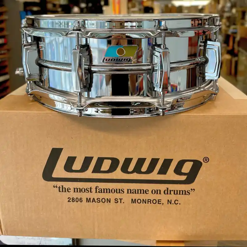 Ludwig - Supraphonic Snare 5x14 Chrome-Plated Seamless Beaded Aluminum LM400 **B-Stock** Free Delivery
