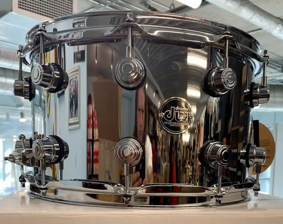 DW Drums - Performance Series Chrome Over Steel Snare 8x14 DRPM0814SSCS Don’t Miss Out
