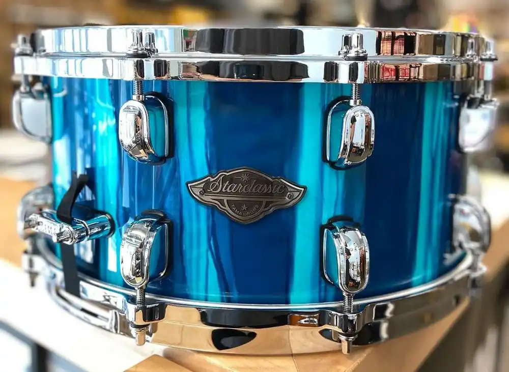 Tama - Starclassic Performer Maple/Birch Snare 6.5x14 Sky Blue Aurora MBSS65-SKA Grab Now