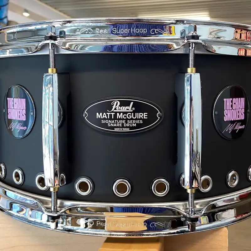 Best Choice Pearl - Signature Snare Matt Mcguire 6.5X14 Powder Coated Steel MM1465S/C