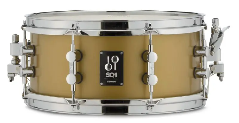 Sonor - SQ1 Series Birch Snare 6.5x14 Satin Gold Metallic SQ1-1465SDW-SGM Trending